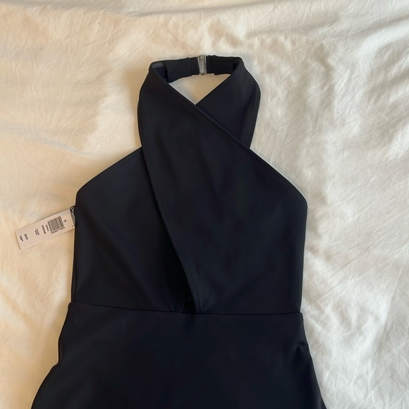 Babaton Odeon Black Halter dress xs NWT - Picture 6 of 9